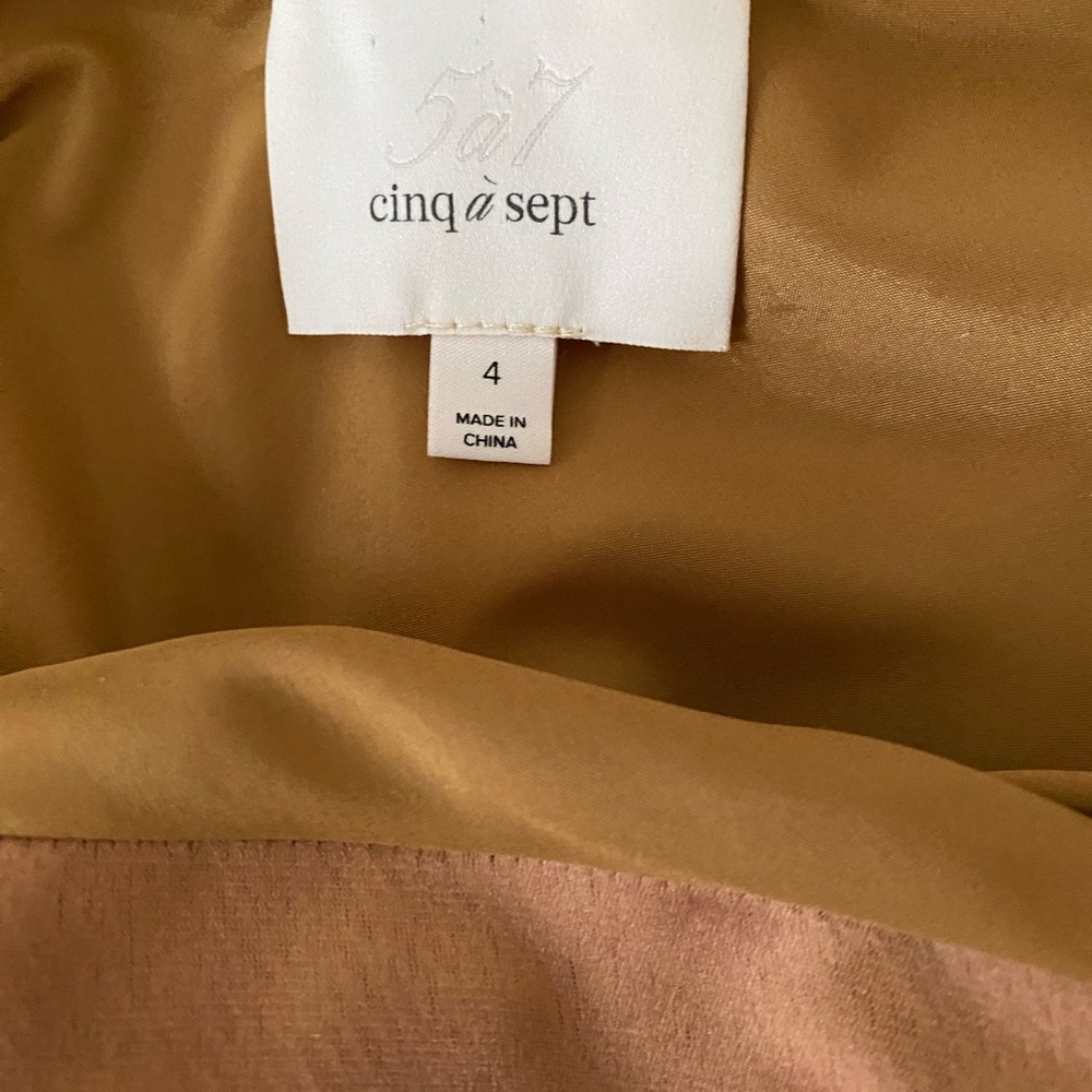 Cinq à Sept Cerise Dress Cinnamon - Picture 6 of 10